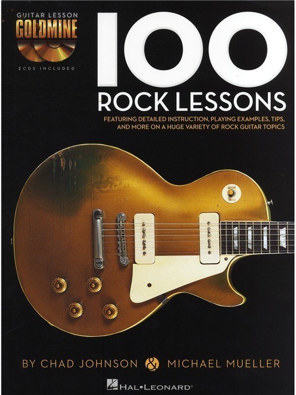 Hal Leonard Chad Johnson/Michael Mueller: 100 Rock Lessons Noty