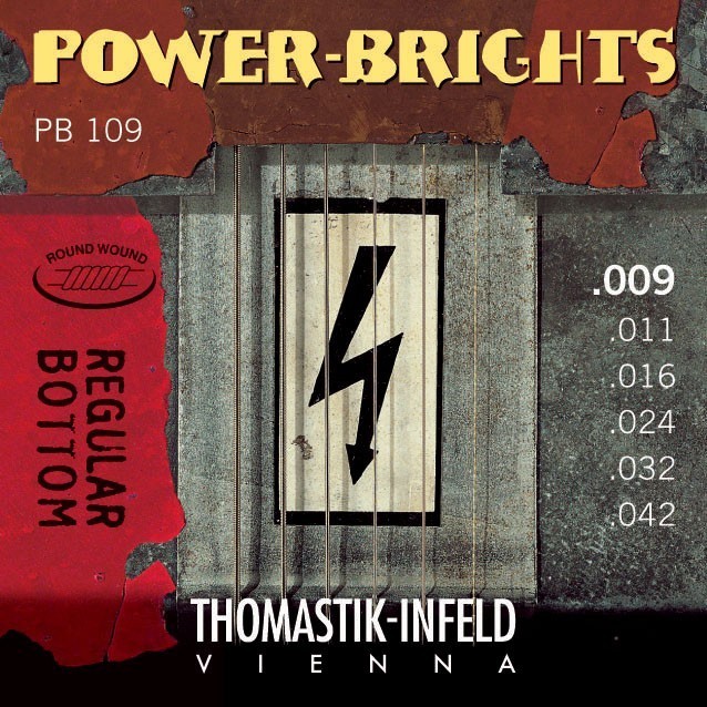 Thomastik POWERBRIGHTS PB109 - Struny na elektrickou kytaru - sada