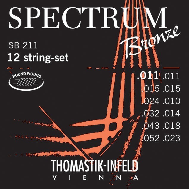 Thomastik SPECTRUM SB211 - Struny na dvanáctistrunnou kytaru - sada